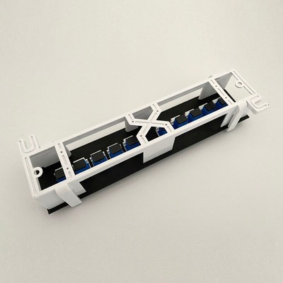 10 Port Wallmount Rack Mount Patch Panel 10G Support 1U Network Patch Panel
