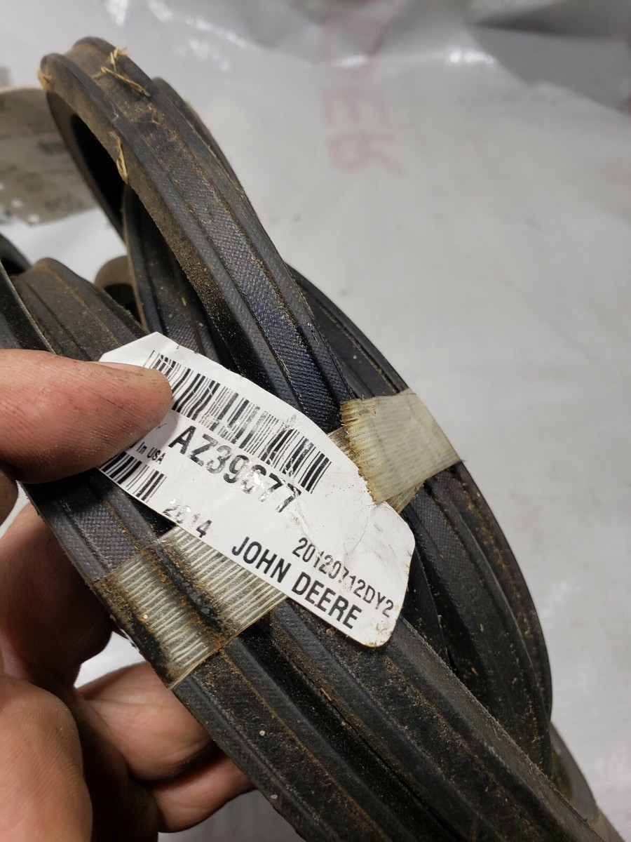 John Deere Belt #AZ39677 Kernel Processor 3 belt set 7400 7450