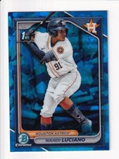 2024 Bowman Chrome Sapphire Waner Luciano 1st Prospect   Astros #BCP-208