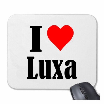 MOUSEPAD Mauspad I Love Luxa Ich Liebe Luxa
