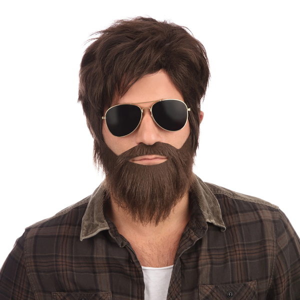 Alan Hangover PerüCke & Bart Film Junggesellenabschied KostüM ZubehöR-image