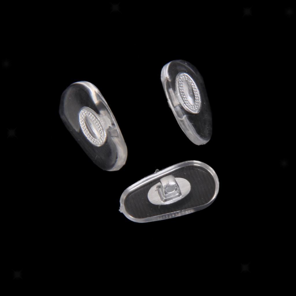 150 pairs silicone air chamber glasses eyeglass nose pad screwin Push