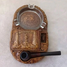 Vintage Pipe, Pipe Holder Ashtray Stand  New York City 1948 Multi Prod Inc