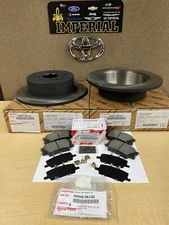 2013-2018 AVALON TOYOTA GENUINE OEM REAR BRAKE KIT ROTORS TCMC PADS AND SHIMS 