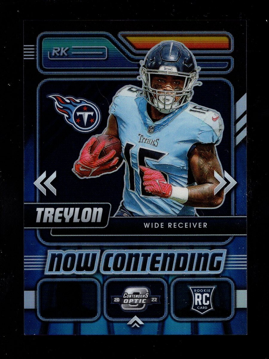2022 OPTIC CONTENDERS NOW CONTENDING PRIZM NC9 TREYLON BURKS RC TITANS