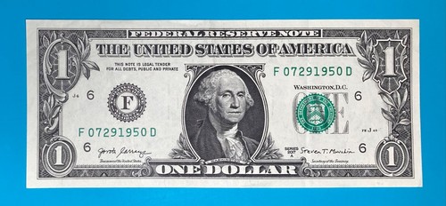 July 29, 1950 (F 07291950 D) BIRTHDAY Note $1 One Dollar Bill - Picture 2 of 4