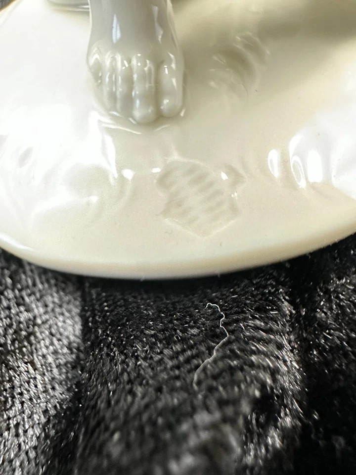 Figura de porcelana blanca de Nymphenburg Bustelli verano cuatro estaciones flora querubín Foto 2 de 4