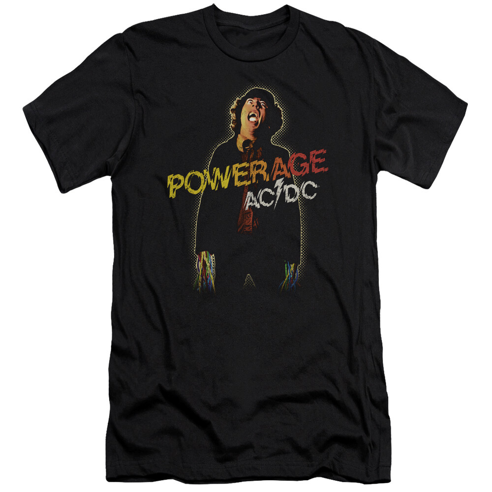 AC/DC Powerage Adult 30/1 T-Shirt Black | eBay