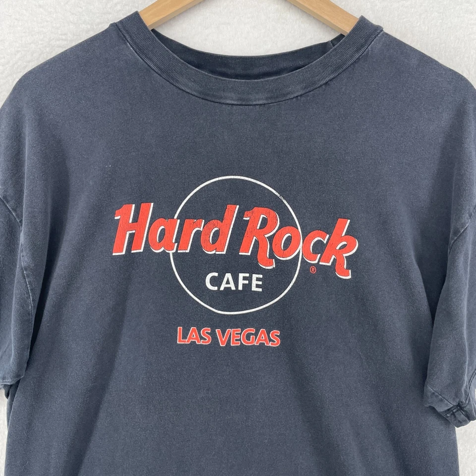 HARD ROCK CAFE Shirt Men S LAS VEGAS Hot Rod Car Short Sleeve Cotton Black - Image 4 of 4