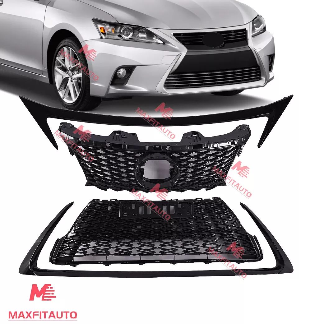 For 2014 2017 Lexus CT200H Front Projector Grille W Trim Molding