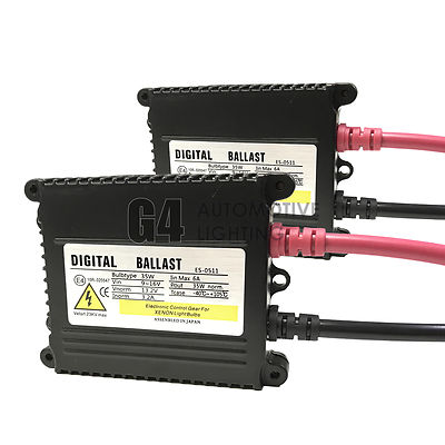 2x XENON HID Ballast 12V DC 35W Digital Conversion Kit Replacement HB4 9006 9012