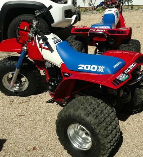 Honda Atc 0x 85 Red Plastic Rear Fender Atc0x Plastics For Sale Online Ebay