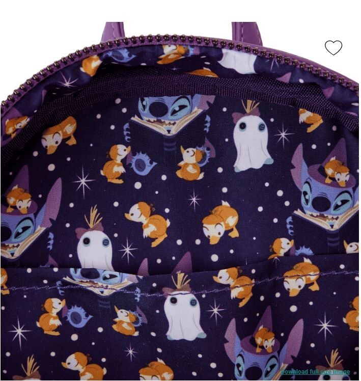 Loungefly Exclusive Stitch Spooky Stories Halloween Glow  display picture 3