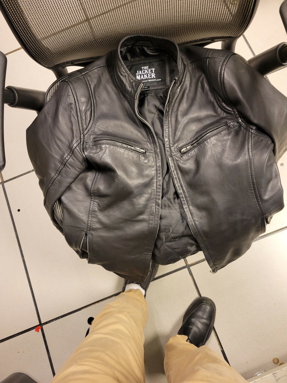 Jacket maker leather jacket XS - image 2