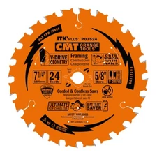 CMT® ITK-Plus™ 7-1/4" x 24-Tooth Framing Circular Saw Blade
