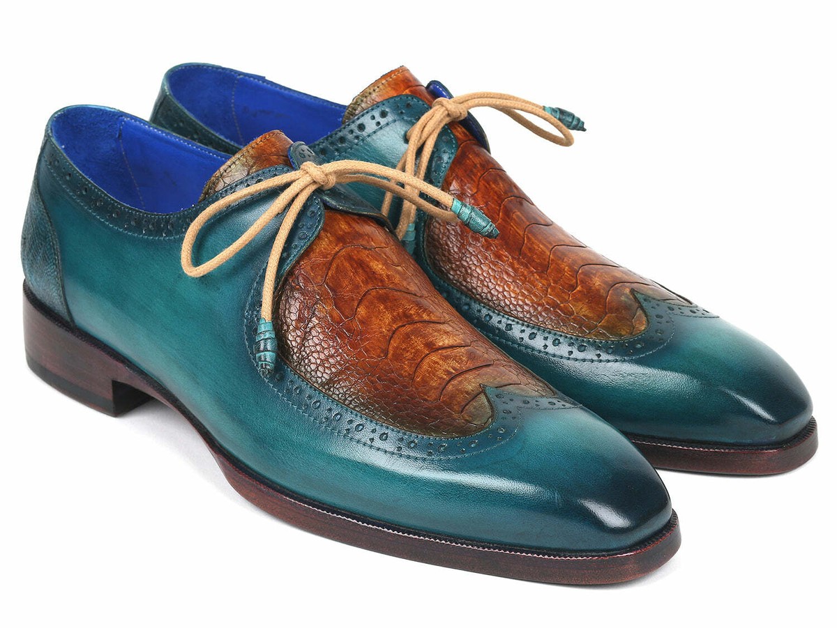 Paul Parkman Navy Genuine Crocodile Side Zipper Bo Paul Parkman Men main image 2