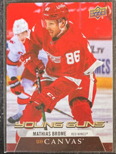 Mathias Brome RC 2020-21 Upper Deck Young Guns Canvas #C213 - Detroit Red Wings