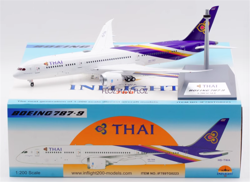 航空機・ヘリコプター Inflight 1:200 THAI B787-9 HS-TWA Inflight THAI Airways for Boeing B787-9 HS-TWA 1:200 Aircraft Pre