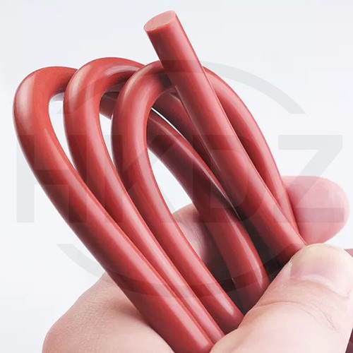 Red Solid Silicone Rubber Sealing Round Strip O Ring Cord Seal Gasket 0.8mm-20mm - Picture 14 of 14