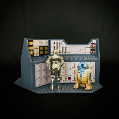 Retro Hoth Computer for 3.75 IN (1:18) FIGURE DIORAMA