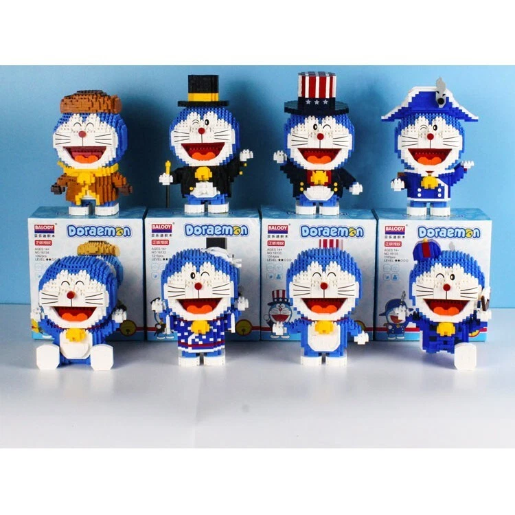 DORAEMON X BALODY "AROUND THE WORLD" BUILDING BLOCKS NANO BLOCK BRICKS TOY - BEE - Image 3 of 4