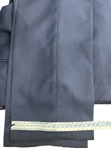 ABITO UOMO SARTORIALE MADE IN ITALY BLU FRESCO LANA TASMANIA 46 A 60 ESTIVO - Imagen 13 de 13