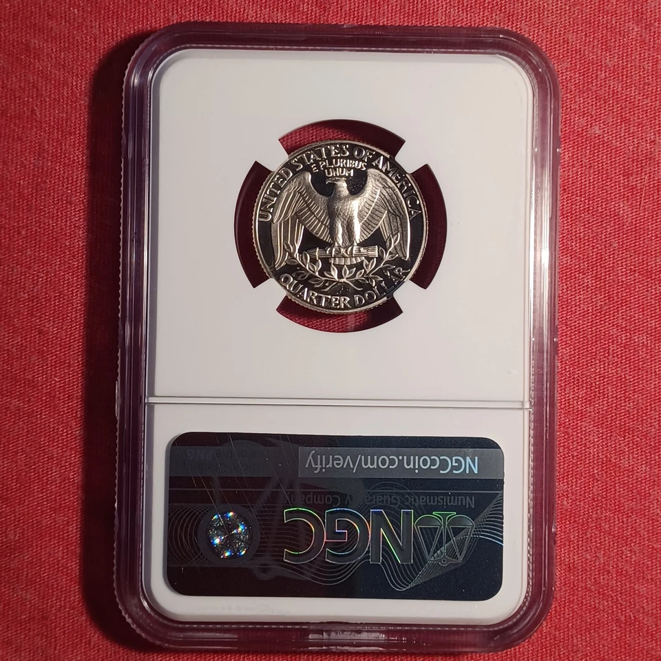 USA 1986-S Quarter 25c Coin - NGC X 10 PR70 - Image 2 of 2