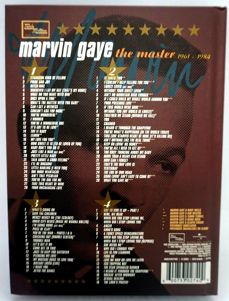 Marvin Gaye : THE MASTER (1961-1984) - 4CD BOOK SET - MOTOWN - WHAT'S GOING ON - Image 2 of 4