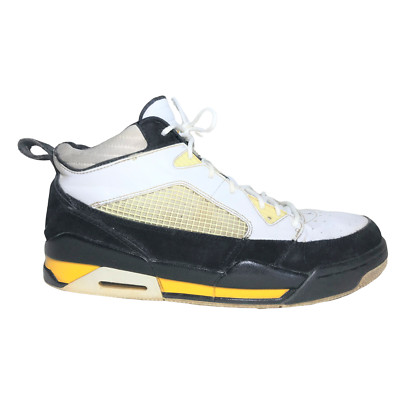 Nike Air Jordan Flight 9 White Black Varsity Maize 2007 Trainer Size 12 Yellow