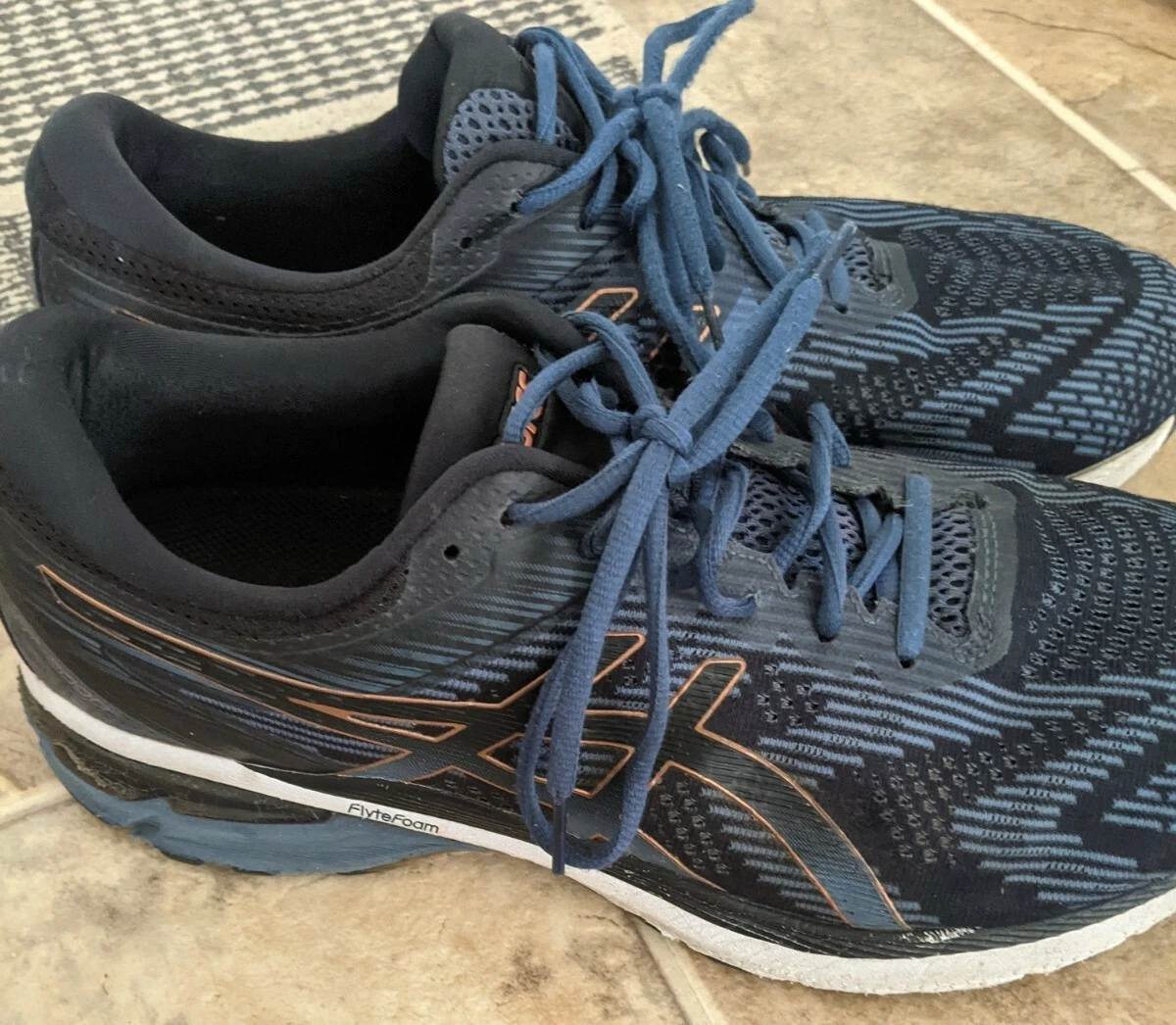 ASICS FLYTE FOEM MEN S ALETHIC RUNNING WALKING SHOES SNEAKERS BLUE
