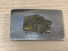 Vintage Giant Dump Truck Belt Buckle