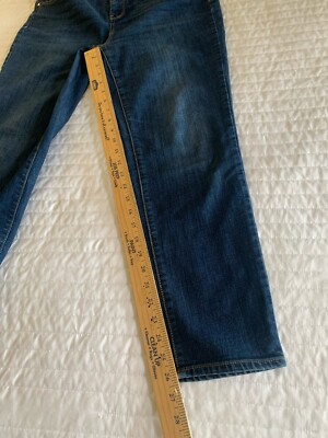 Chicos Women's Jeans, Sz 1,( Check Photo ) Blue Denim, Button