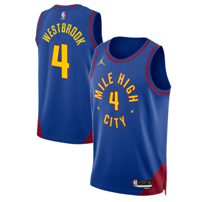 Denver Nuggets Herren Trikot NBA Jordan Statement Top - Westbrook - Neu
