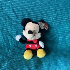 Ty Beanie Babies Disney Mickey Mouse Soft Plushie Disney