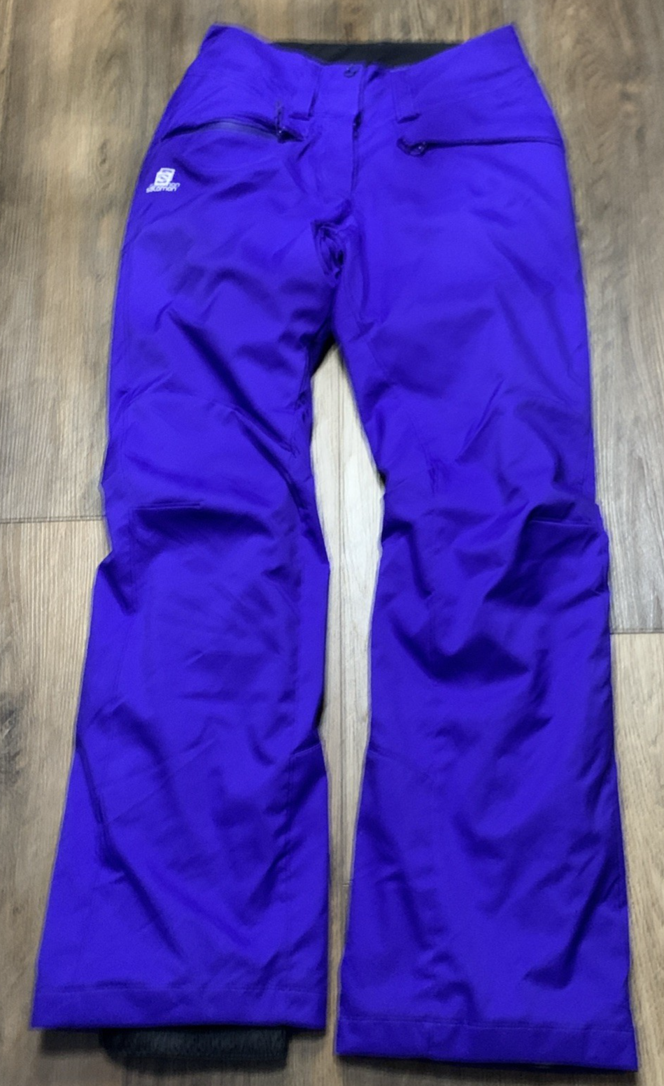 Salomon AdvancedSkin Dry Soft Shell pantaloni da sci snowboard donna taglia XS viola