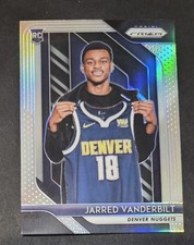 2018-19 Panini Prizm Jarred Vanderbilt Silver Prizm Rookie Card RC Ra #42 Lakers