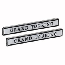1968-69 Torino Gt Emblems Door Panel Grand Touring Lh-rh Pair Front Ford New