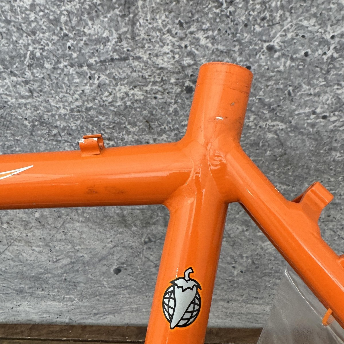 Vintage Salsa Las Cruces Scandium Cyclocross Bike Frame Orange