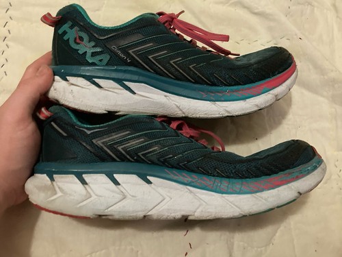 Size 7- Hoka One One Clifton 4 Blue 1016724 BCCM - Picture 4 of 8