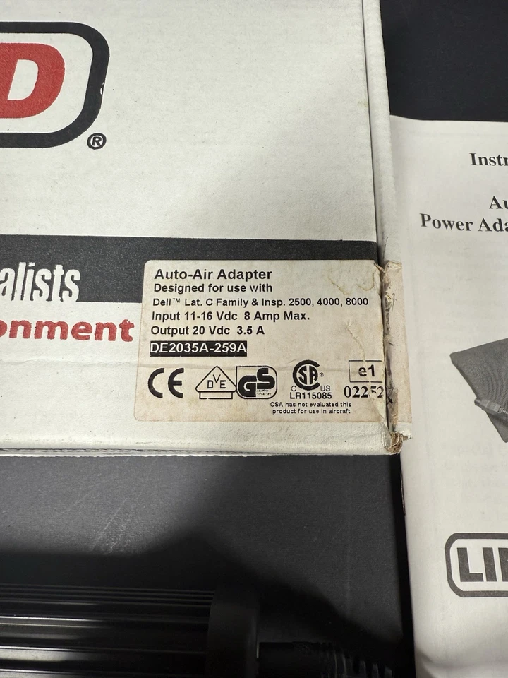 1- Lind Electronics DE2035A-259A adaptador de ar automático ~ excelente estado - Imagem 3 de 4