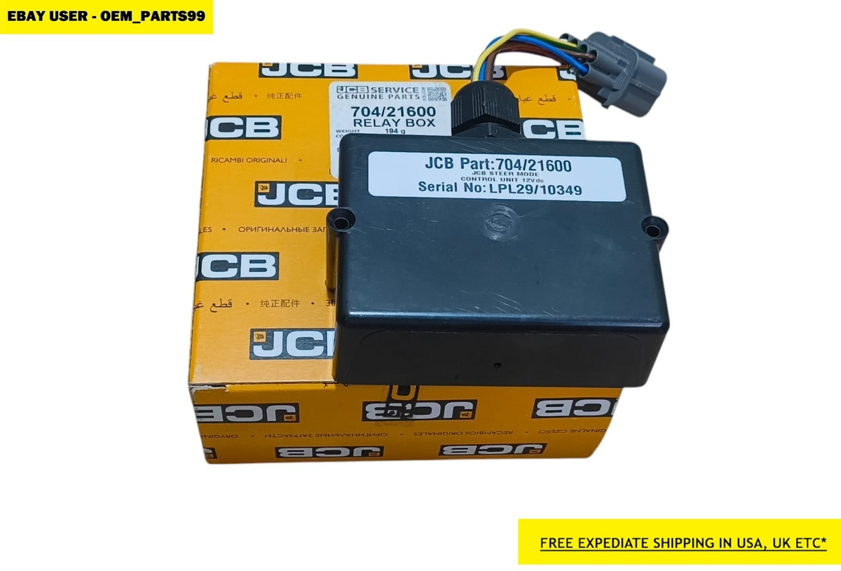 Genuine Jcb Telehandler - Relay Box P.C.B Steer Mode (Part