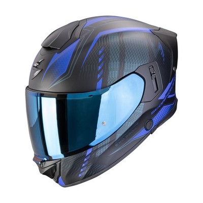 Scorpion EXO 530 Air Theras Matt-Schwarz-Blau Gr. L Motorradhelm Integralhelm