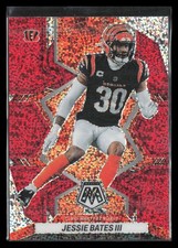 Jessie Bates III 2022 Panini Mosaic #204 Sparkle Red
