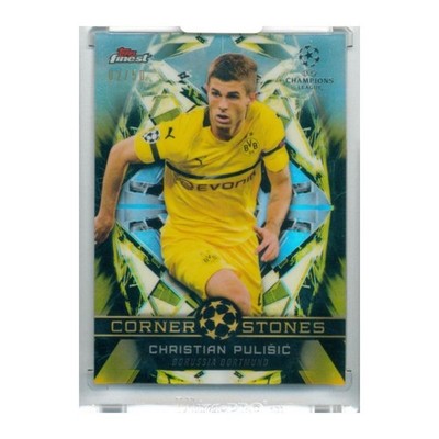 2018-19 Topps Finest Christian Pulisic 02/50 Cornerstones Gold Refractor