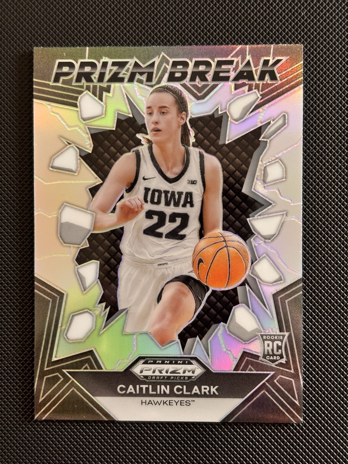2024-25   Prizm Draft Picks - Prizm Break Caitlin Clark #13 Silver Prizm (RC)
