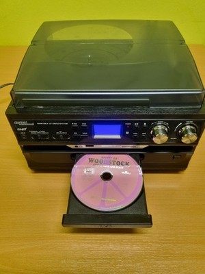 Kassetten Tape CD Anlage Auvisio mit SD KARTE / TAPE / RADIO / Plattenspieler