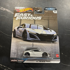 Hot Wheels Fast & Furious '17 Acura NSX Full Force 1:64 Real Riders Silver