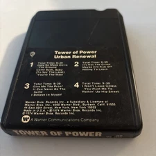 Tower Of Power- Urban Renewal 8-Track Tape.