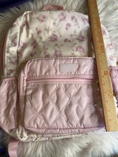 LoveShackFancy x Target Yoobi Ribbon Rosa Backpack Sterling Dusk