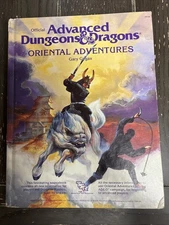Oriental Adventures Dungeons and Dragons 1st Printing  Gygax 1985